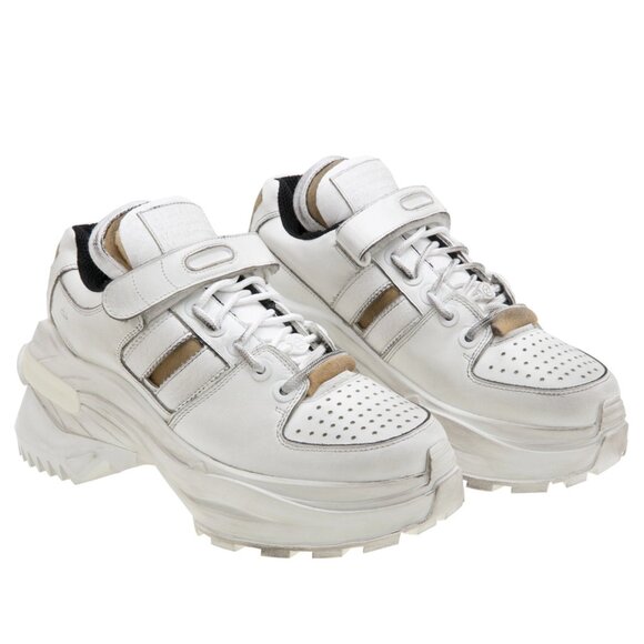NEW Maison Margiela Artisanal Sneaker White & Black, Size 39 ($850) - Picture 6 of 6